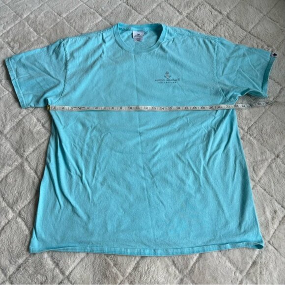 Simply Southern | Marine "Barefoot and Happy" T-shirt Tee | Size Extra Large - Picture 13 of 14